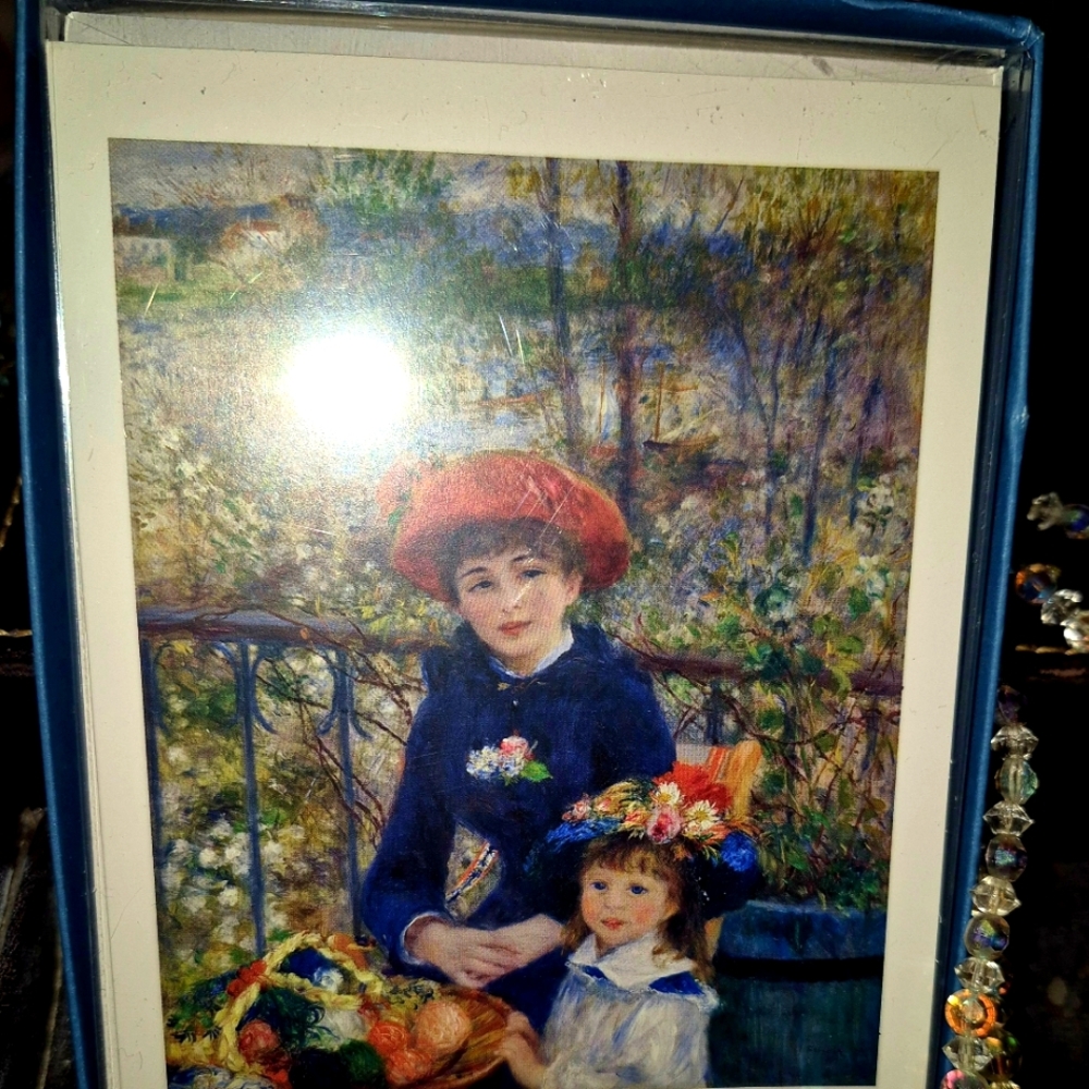 Set of 12 Cards w/ Envelopes of famous artwork by Pierre Auguste RenoirSet of 12